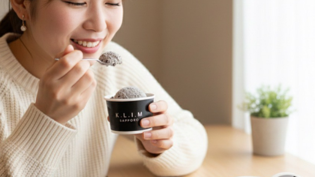 K.L.I.M|札幌にある生黒胡麻ソフトクリーム&自家製スコーン専門店です。